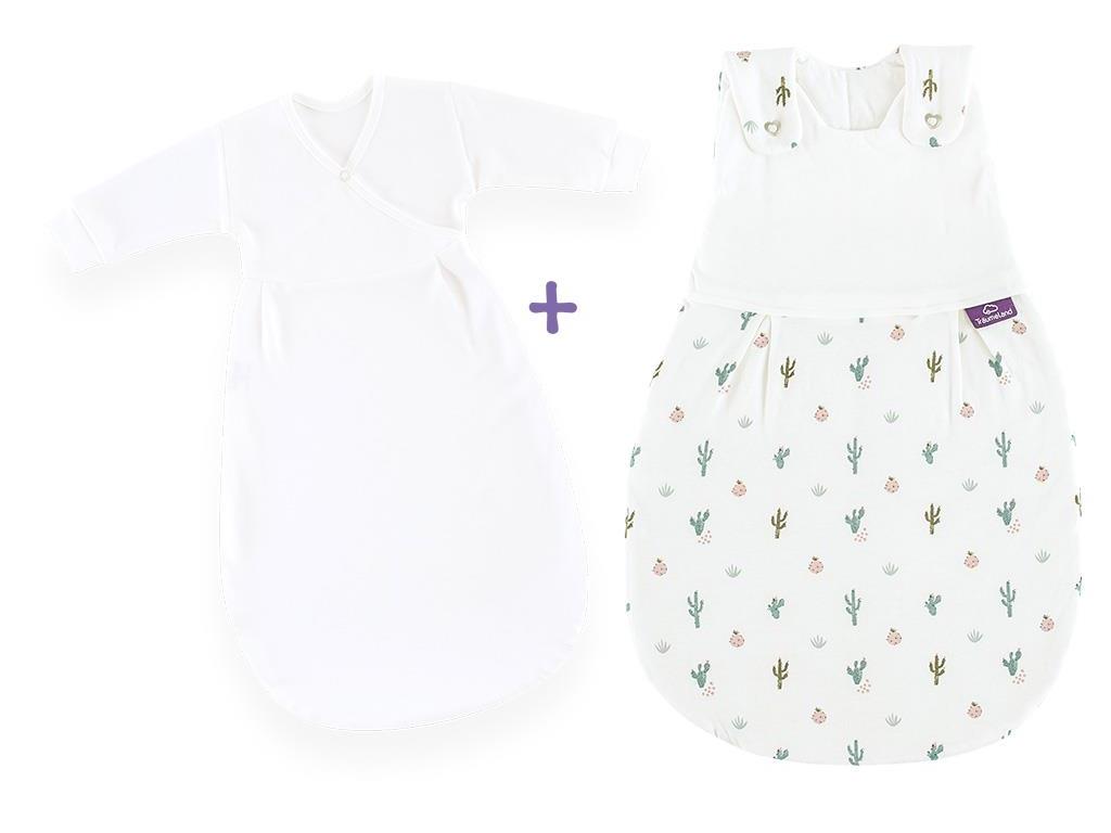 Träumeland Schlafsack-Set LIEBMICH 3-teilig Kaktusliebe, Größe 50/56