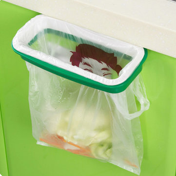 Plastic Hanging Garbage Rubbish Bag Holder Kitchen Cupboard Garbage Bag Storage Rack