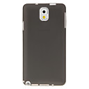 Solid Color Silicone Soft Case for Note 3 (Black)