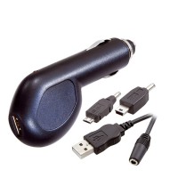 CPA2 DC/DC Car USB Charging Adapter - Black