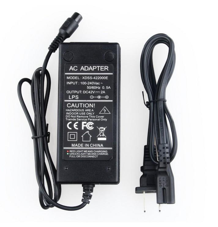Hot sale 220V 2A Power Adapter Charger for Electric Scooters Smart Two Wheel Self Balancing Electric Unicycle Electric Scooter Adapter