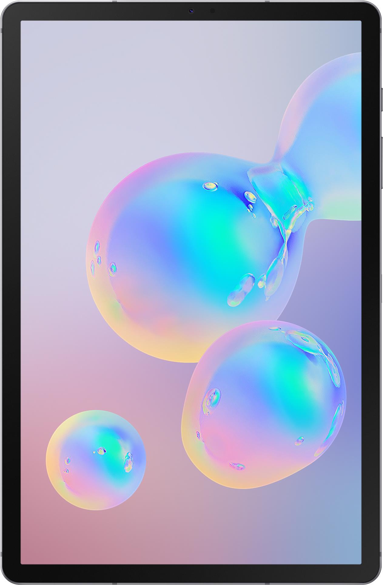 Samsung Galaxy Tab S6 - Tablet - Android 9.0 (Pie) - 256 GB - 26.72 cm (10.5) Super AMOLED (2560 x 1600) - microSD-Steckplatz - 4G - LTE - Mountain Gray