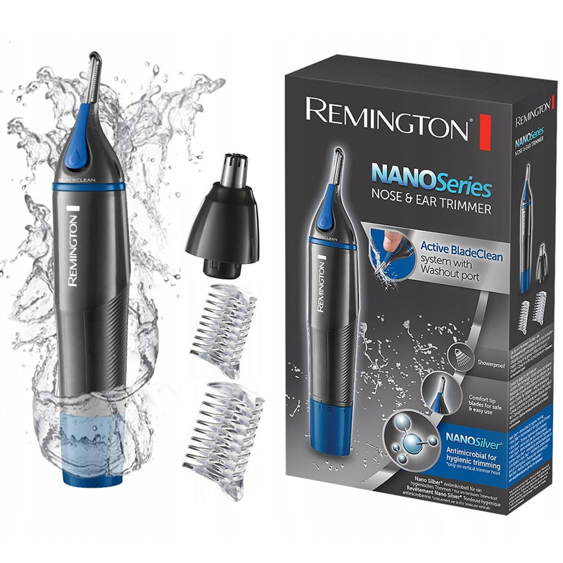 Remington Nose & Ear Precision Facial Hair Trimmer For Men Showerproof Nano Series RE-NE3850