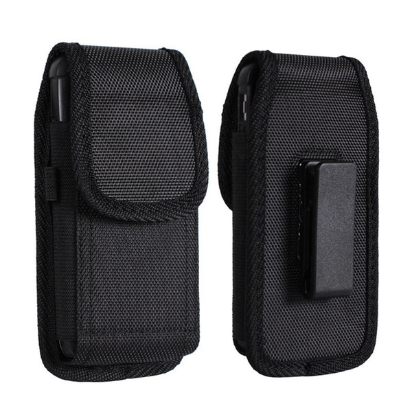 for iphone x 7 8 plus universal sport nylon leather holster belt clip phone case cover pouch for samsung huawei s9 plus
