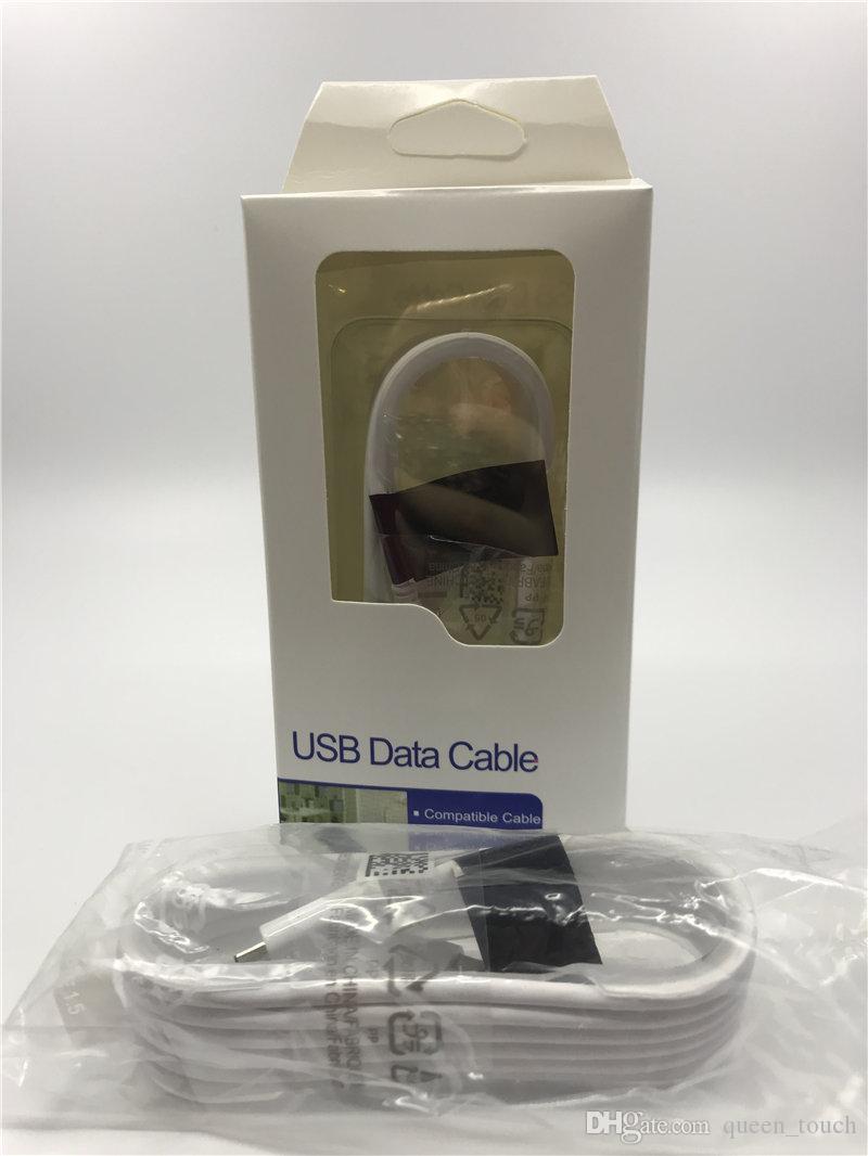 1.5m Micro USB Fast Charger Cable Data Sync Charging for Samsung Galaxy S6 s7edge Note 4 S5 S4 With retail box