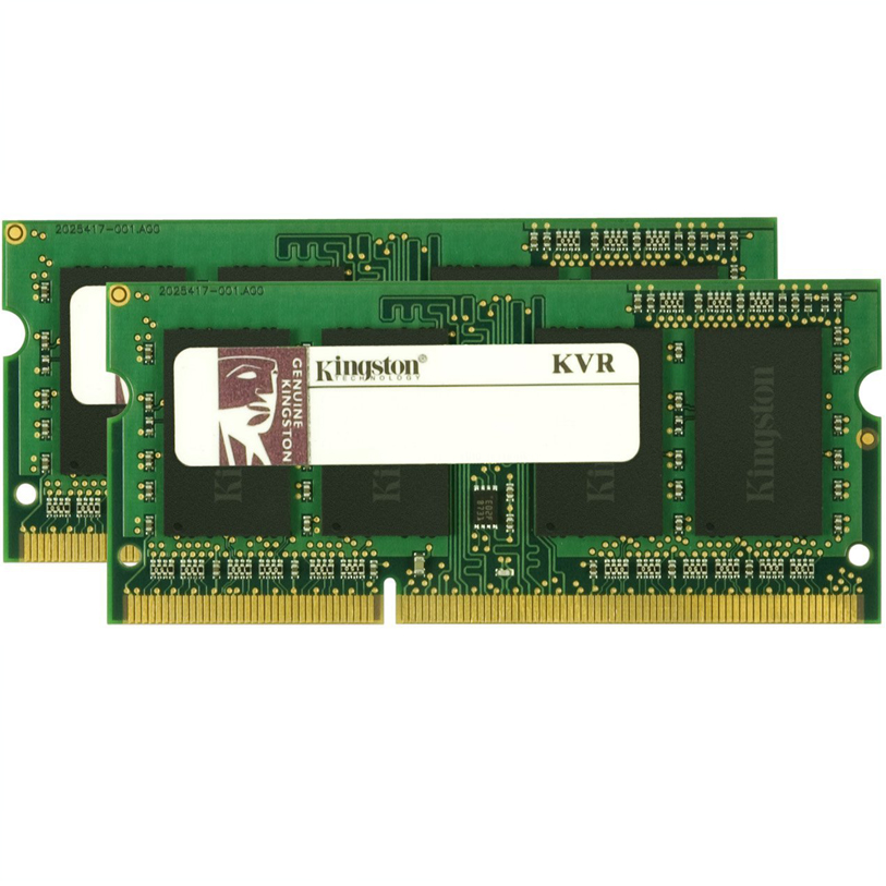 Kingston ValueRAM 8GB (2x4GB) 1333MHz DDR3 Non-ECC 204 Pin CL9 SO-DIMM Laptop Memory Module