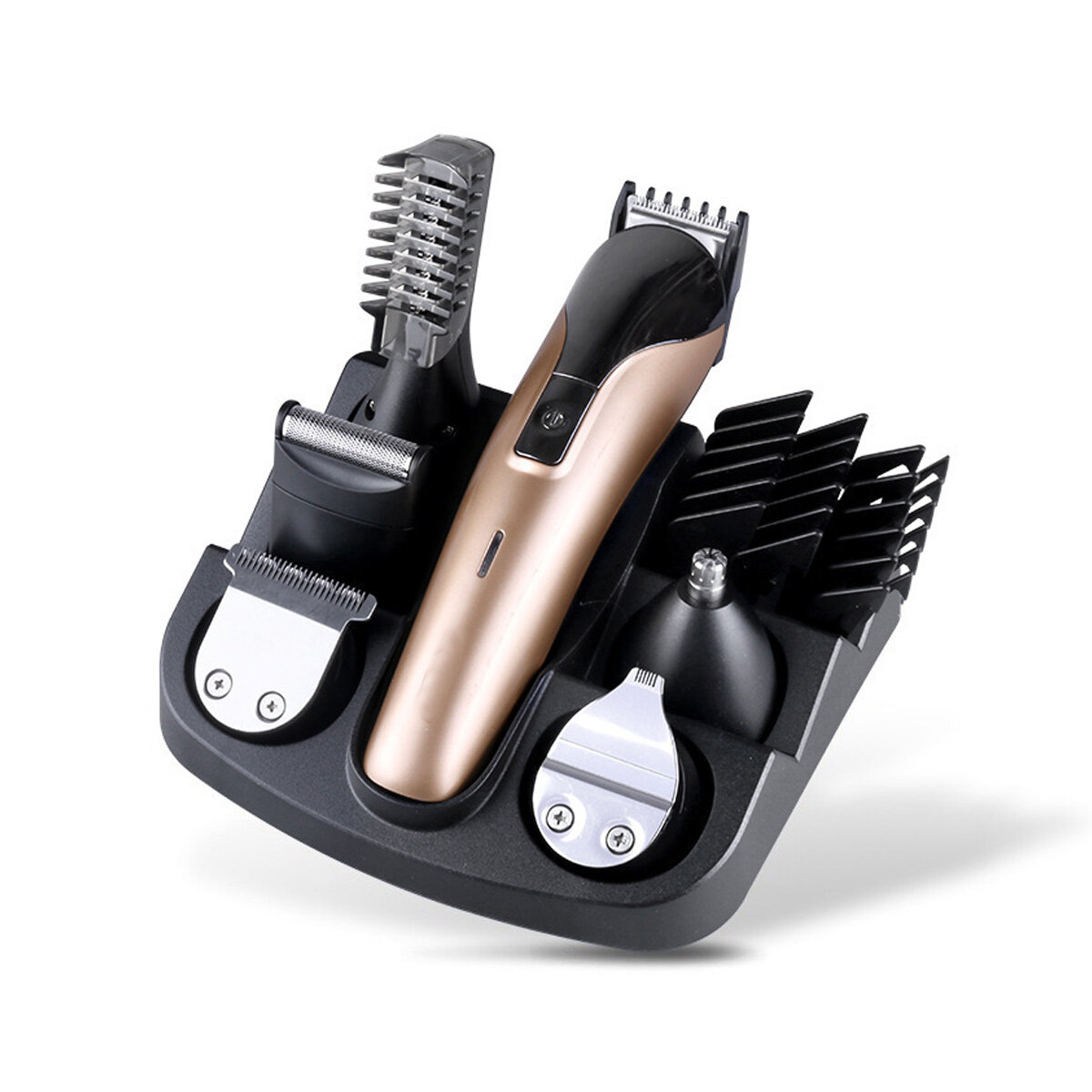 Tragbarer 6-in-1-Multifunktions-Haarschneider Elektrischer schnurloser Mini-Haarschneider Pro Haarschneidemaschine Barts