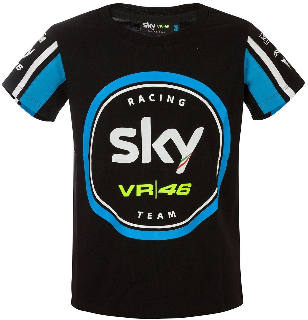 VR46 Sky Racing Team T-Shirt enfant Noir Bleu 4 - 5