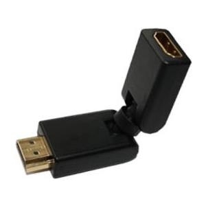 Shiverpeaks BASIC-S - HDMI-Adapter - HDMI (M) drehend bis HDMI (W) - Schwarz - geformt