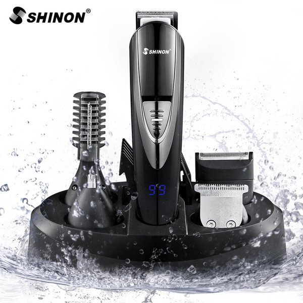 5 in 1 men rotary washable rechargeable hair trimmer electric shaver & trimmer grooming kit electric shaver,beard