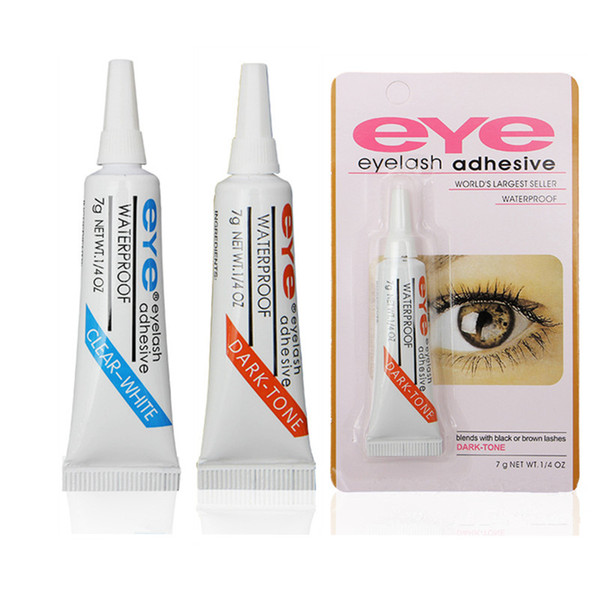 Professional Eyelash Glue Clear-white/Dark-black Waterproof False Eyelashes Makeup Adhesive Eye Lash Glue Cosmetic Tools