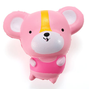 10cm Squishy Pink Rat Slow Rising Soft Kid Toy Collection Gift Decor Toy