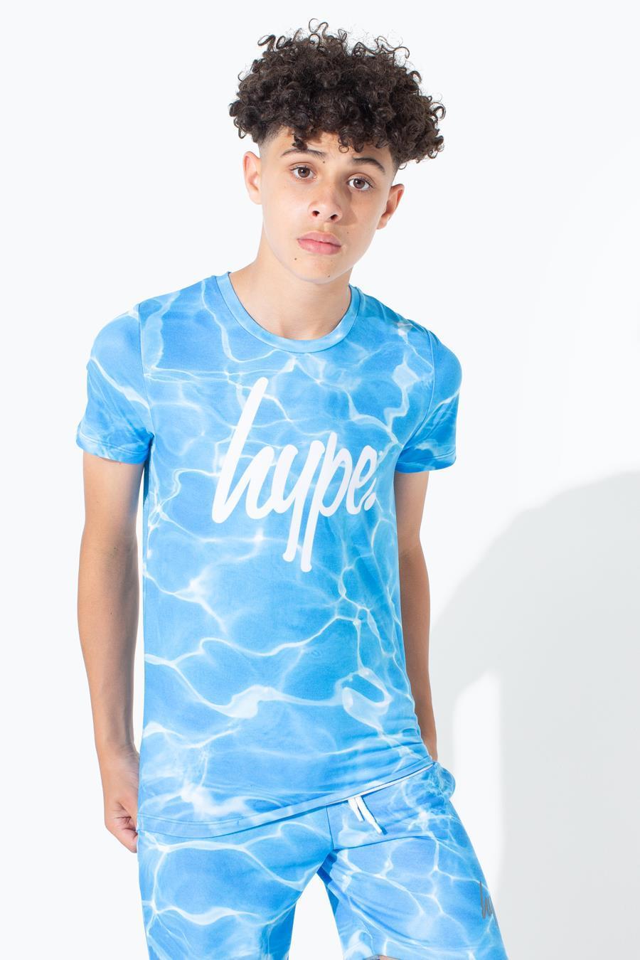 Hype Pool Kids Blue T-Shirt | Size 11-12