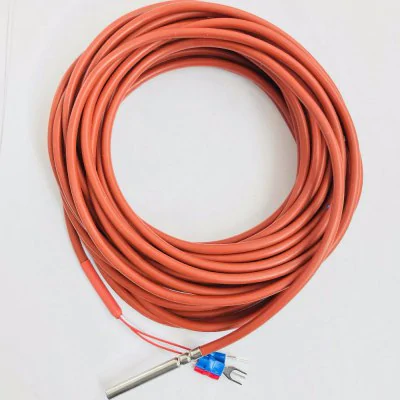 8m Temperature Sensor 3 Wires with Silicone Gel Coated Resistance Thermometers RTDs