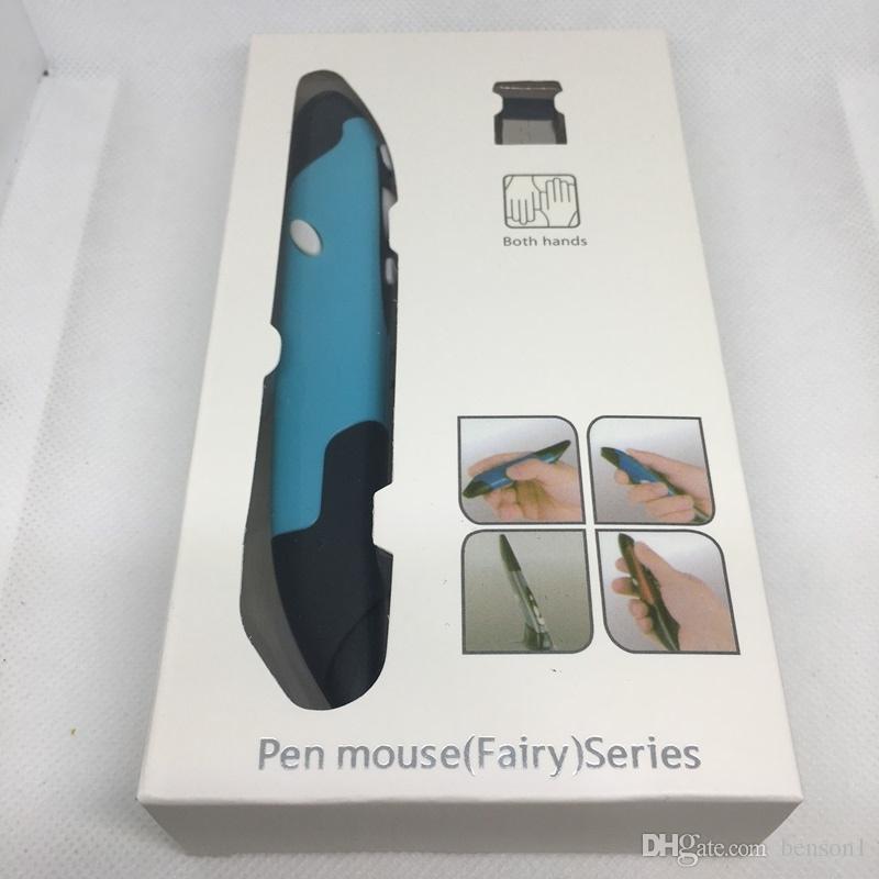 New Wireless Mouse pen 2.4G Wireless Mini Optical Pen Mouse Adjustable 500/1000DPI pen mouse 3 colors to choose Retail package