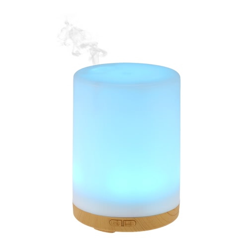 Anself 200ml Cool Mist Humidifier 7 Colors LED light  for Home Office Bedroom SPA Yoga EU plug