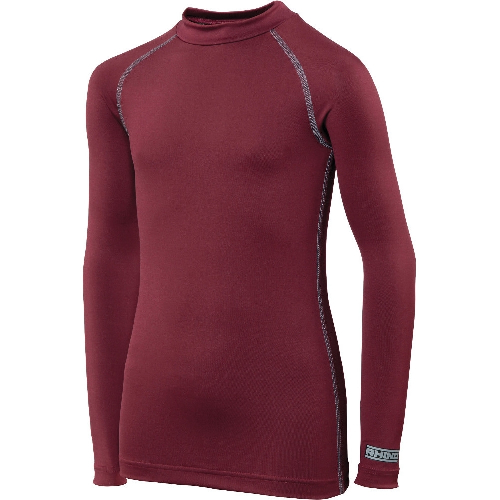 Rhino Boys Long Sleeve Quick Drying Turtleneck Baselayer Top XSY - (Chest 24/26')