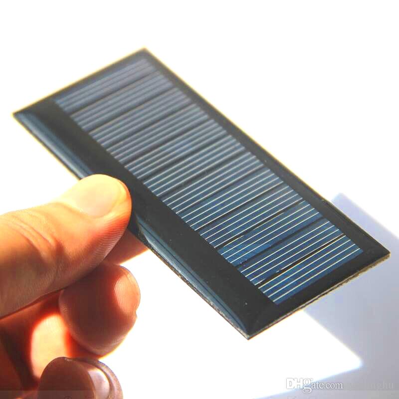 High Quality 0.3W 5.5V 54MA Solar Cell Polycrystalline Solar Panel Soar Module DIY Solar Charger 86*38*3MM Free Shipping
