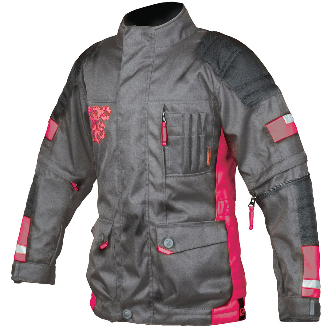 Booster Candid-Y veste de moto enfants textiles Noir Rose XS 140