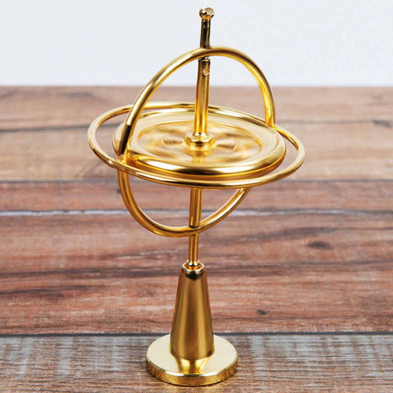 Multicolor Gyroscope Metal Anti-Gravity Spinning Top Gyroscope Balance Toy Educational Gift