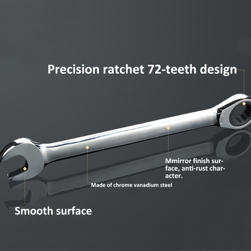 Inner Hexagon Wrench Open Spanner Ratchet Wrench CR-V72 7mm