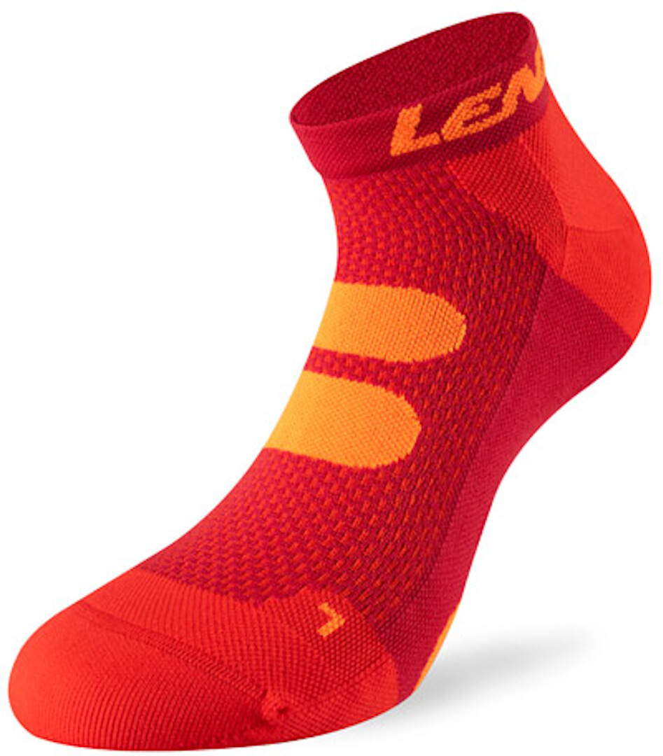 Lenz 5.0 Short Chaussettes de compression Rouge Orange 35 36 37 38
