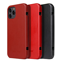 Case For iPhone 11 Wallet / Shockproof / Dustproof Full Body Cases Solid Colored Genuine Le For Case iphone 11 Pro/11 Pro Max/SE 2020/X/Xs/Xs MAX/XR