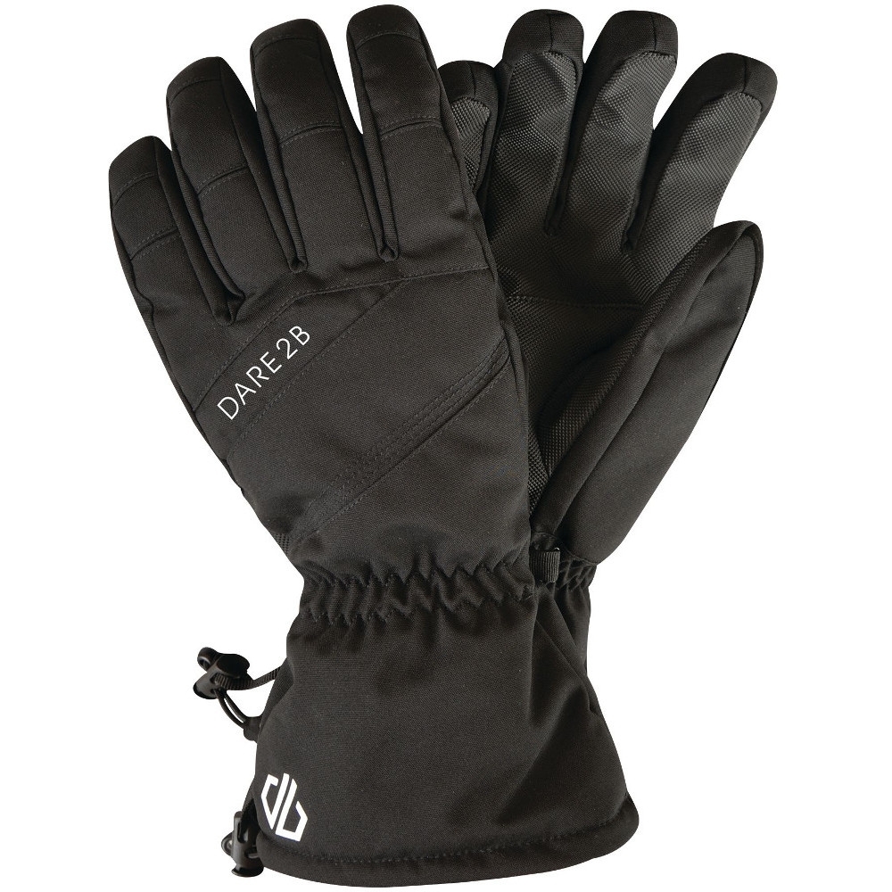 Dare 2b Mens Hold On Water Repellent Warm Winter Ski Gloves L-Palm 8.5-9.5' (21.5-24cm)
