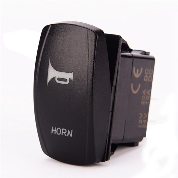 Laser Engraving Switch Reset Horn Control for Car RV Yacht