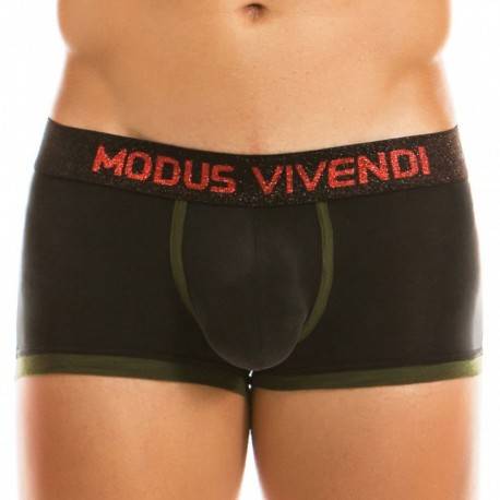 Modus Vivendi Floral Cupro Boxer - Black XL