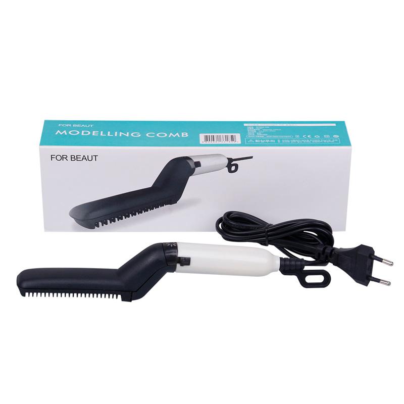 Quick Beard Straightener Comb Multifunctional Hair Curler Straightening Permed Clip Comb Styler Electric Hair Tool for Men