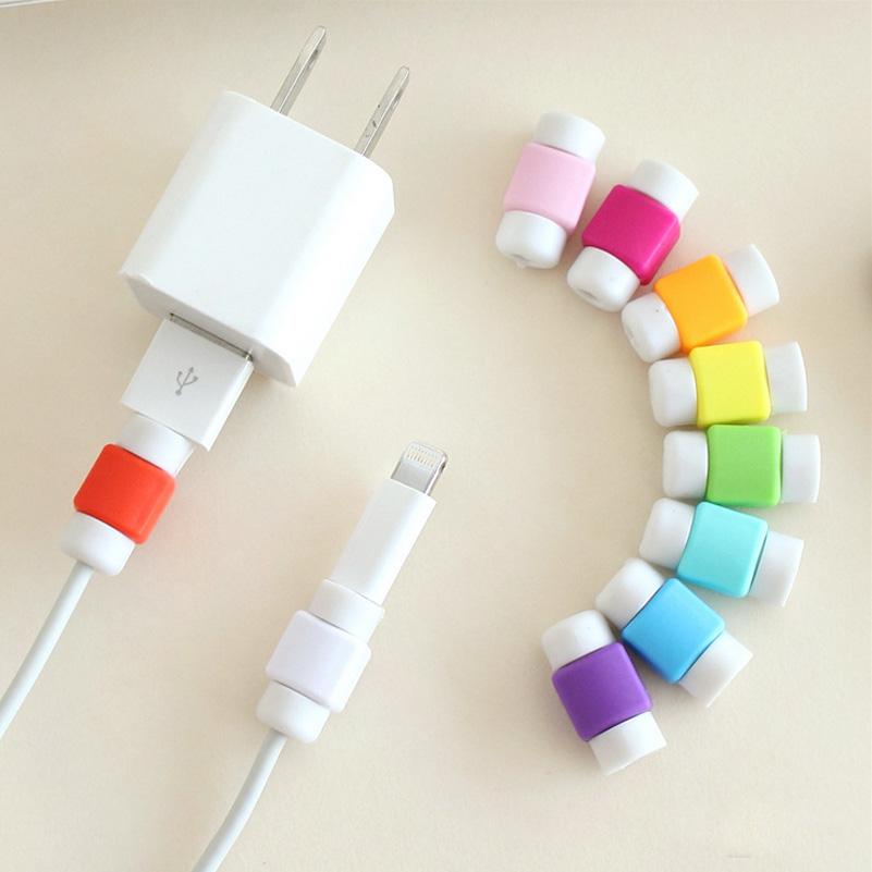300pcs USB Data Charger Cable Silicone Saver Protector Headset Protection Earphone Wire Cord Protective For universal smart phone