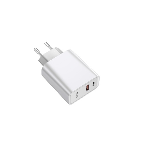 Xiaomi Baseus Vitesse Double QC3.0 Chargeur Rapide USB + USB Double Ports USB 30W Plug EU PD3.0 Chargeur Rapide Chargeur 100-240V Pour Apple Samsung Huawei Xiaomi