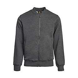 bomber jacket - men's all weather heavy cotton blend fleece bomber jacket (s, charcoal)