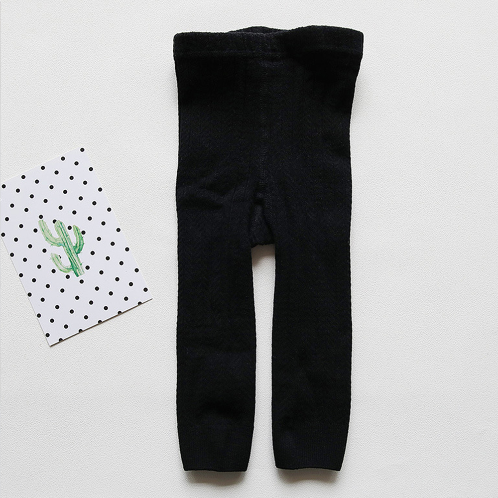 Baby Girl Solid Stretchy Leggings