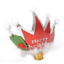 17cm Christmas Party Crown with Feather Decorated (2pcs)