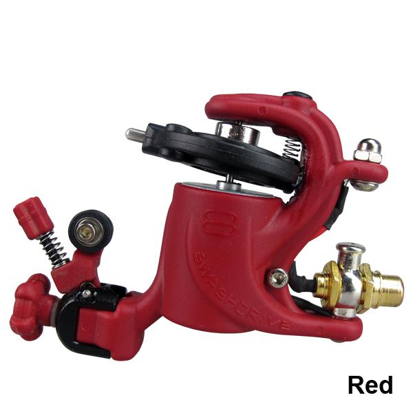 Pro Swashdrive Gen Style Red Rotary Tattoo Machine Gun Shader Liner 8 Colors available For Tattoo Needle Ink Cups Tips Kits