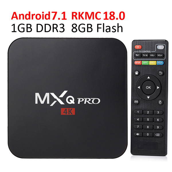 rockchip rk3229 mxq pro 1gb 8gb streaming tv box android 7.1 quad core wifi mxq pro 4k smart tv box player