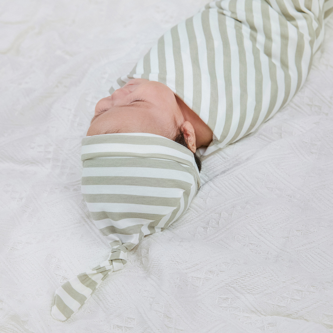 Cute Cotton Baby Blanket and Hat Bedding Sleeping Bag Newborn Babies Infants Cap Swaddle