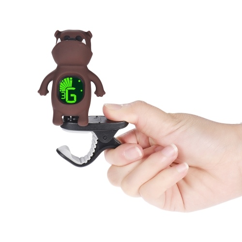 Tuner Clip-On mignon Cartoon Bulldog