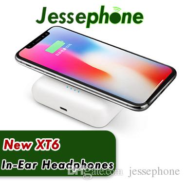XT6 charging bin smart mobile power Bluetooth headset tws wireless in-ear sports running headset wireless charging