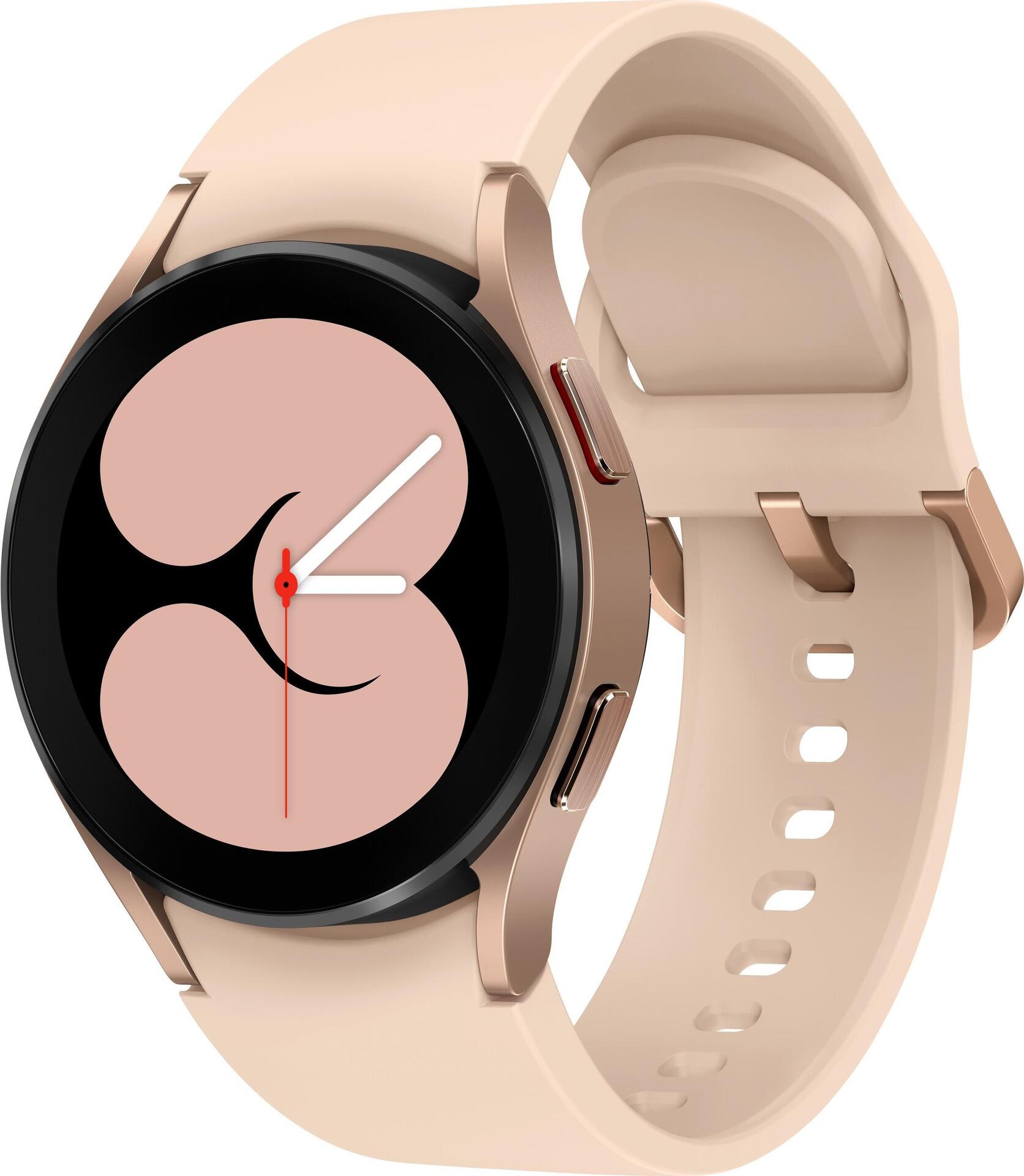 Samsung Galaxy Watch4 - 40 mm - rosa gold - intelligente Uhr mit Sportband - rosa - Anzeige 3.04 cm (1.19