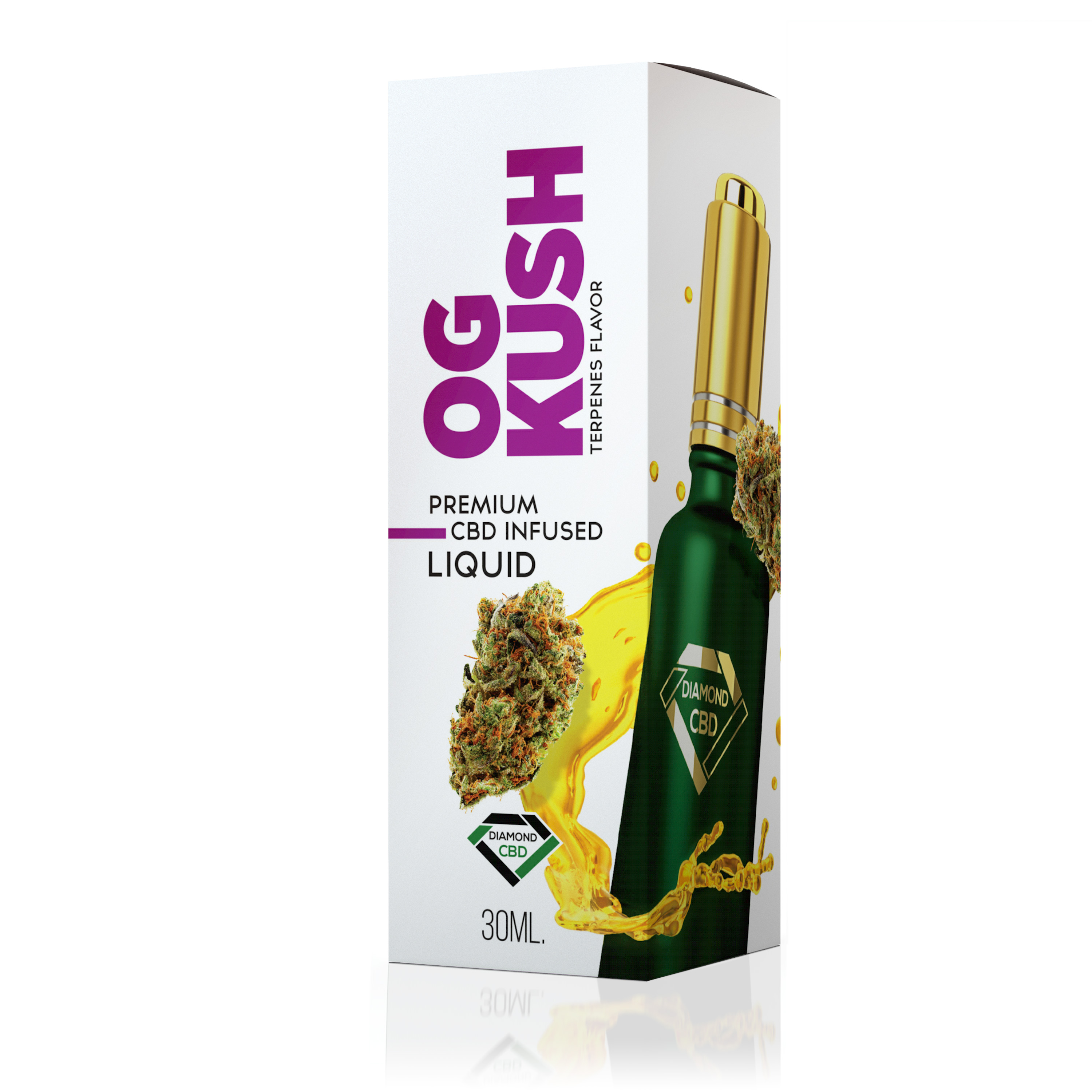 OG Kush Terpenes Diamond CBD Oil - 1500mg