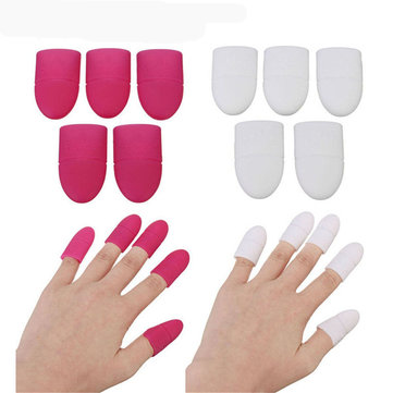 5Pcs Soft Plastic UV Gel Polish Remove Soak Off Cap Comfortable Easy Cleaner Tools