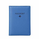 portefeuille de voyageamp; Étui pour passeport en cuir familial, portefeuille de voyage bloquant RFID, étui pour cartes en cuir, étui pour organisateur de documents de voyage (bleu)