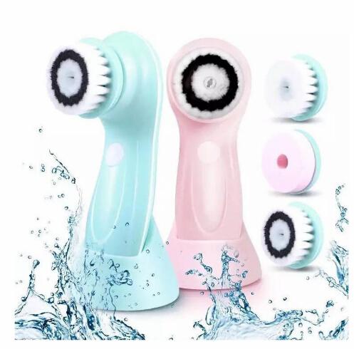 cleaning face cleaner vibrate waterproof blackhead removal facial brush soft cleaners massager skin care wash machine