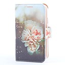 Flowers Style PU Leather Case with Card Slot and Stand for Samsung Galaxy Grand Duos i9082