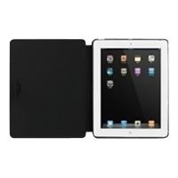 Macally SHELLSTAND-3B - Schutzhülle für Tablet - Kunstleder - Schwarz - für Apple iPad (3. Generation)