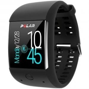 Polar M600 - Intelligente Uhr mit Band - Silikon - schwarz - 3,3 cm (1.3) - 4GB - Wi-Fi, Bluetooth - 63 g - mit Herzfrequenzsensor (90061186)