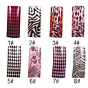 70 pcs couverture complète de belles ongles en acrylique conseils français 8 couleurs disponibles